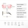 Anna-Kaci Women's Retro Round Metal & PC Polarized Sunglasses - 4 of 4