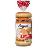 Thomas' Plain Bagels - 20oz/6ct