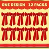 JOYFY 12pcs Christmas Red Velvet Bow Decoration for Christmas Party - 3 of 4