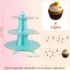 Unique Bargains 3-Tier Cardboard Cupcake Stand Tower 2 Pcs - 2 of 4