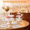 Winado 12-Piece Dessert Table Display Set In White Metal Cake Stand Set With Donut Stand - 3 of 4
