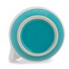 Elanze Designs Cup of Cozy Nordic Knit 14 ounce Ceramic Stoneware Handwarmer Coffee Mug, Teal - 4 of 4