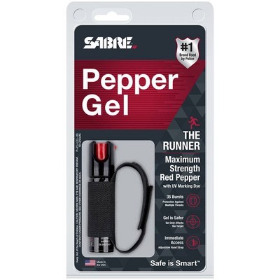Sabre Runner&#39;s Pepper Gel Spray - Black