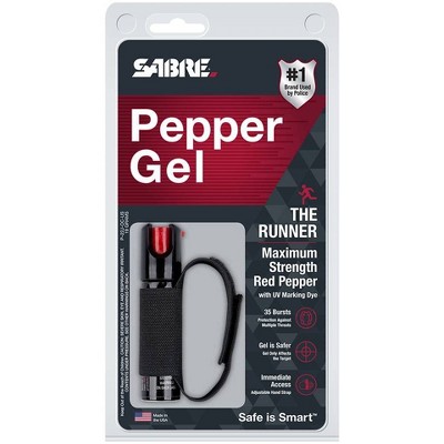 Sabre Runner's Pepper Gel Spray - Black