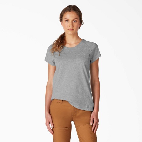 Women's Fitted Short Sleeve T-Shirt - Universal Thread™ Heather Gray S