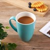GustoWave 16 Oz Porcelain Tea Mug with Infuser and Lid – Microwave Safe, Ergonomic Handle, Lead-Free Glaze, for Loose Leaf Tea - 4 of 4