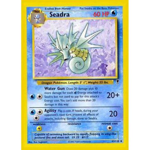 Pokemon Legendary Collection Uncommon Seadra 63
