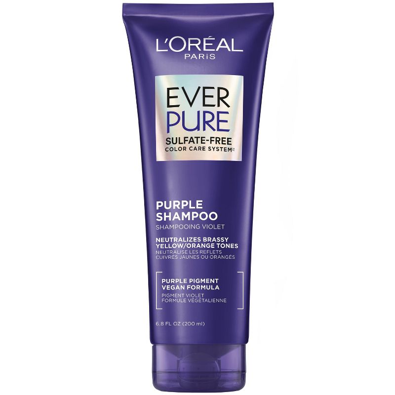 L'Oreal Paris EverPure Sulfate Free Purple Shampoo for Colored Hair, 1 of 17