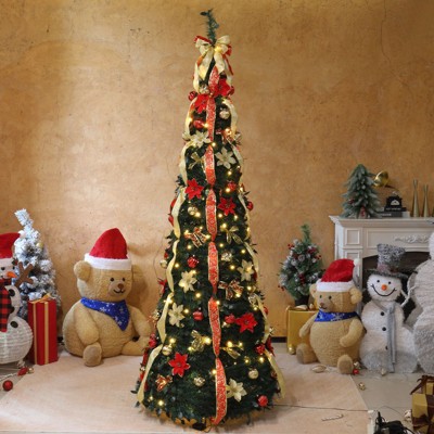 Karl Home Lighted Pop Up Artificial Christmas Tree