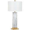 Abner Table Lamp (Set of 2) - 31.25 Inch Height - LIT4522 - Black/White - Safavieh - 2 of 4