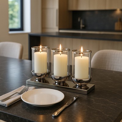 Sagebrook Home Candle Centerpiece - Thumbnail 4