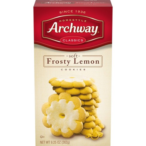 Homestyle Archway Frosty Lemon Classic Soft Cookies 9 25oz Target