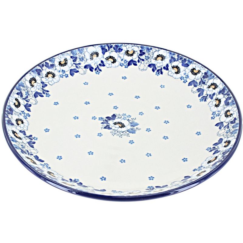Blue Rose Polish Pottery Ceramika Artystyczna Dinner Plate, 1 of 3