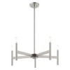 Livex Lighting Copenhagen 5 - Light Chandelier in  Brushed Nickel - 2 of 4