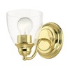 Livex Lighting Montgomery 1 - Light Vanity in  Polished Brass - 3 of 4