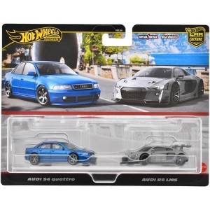 Hot Wheels Audi S4 Quattro & Audi R8 LMS 2 Pack Premium Set - 1 of 4