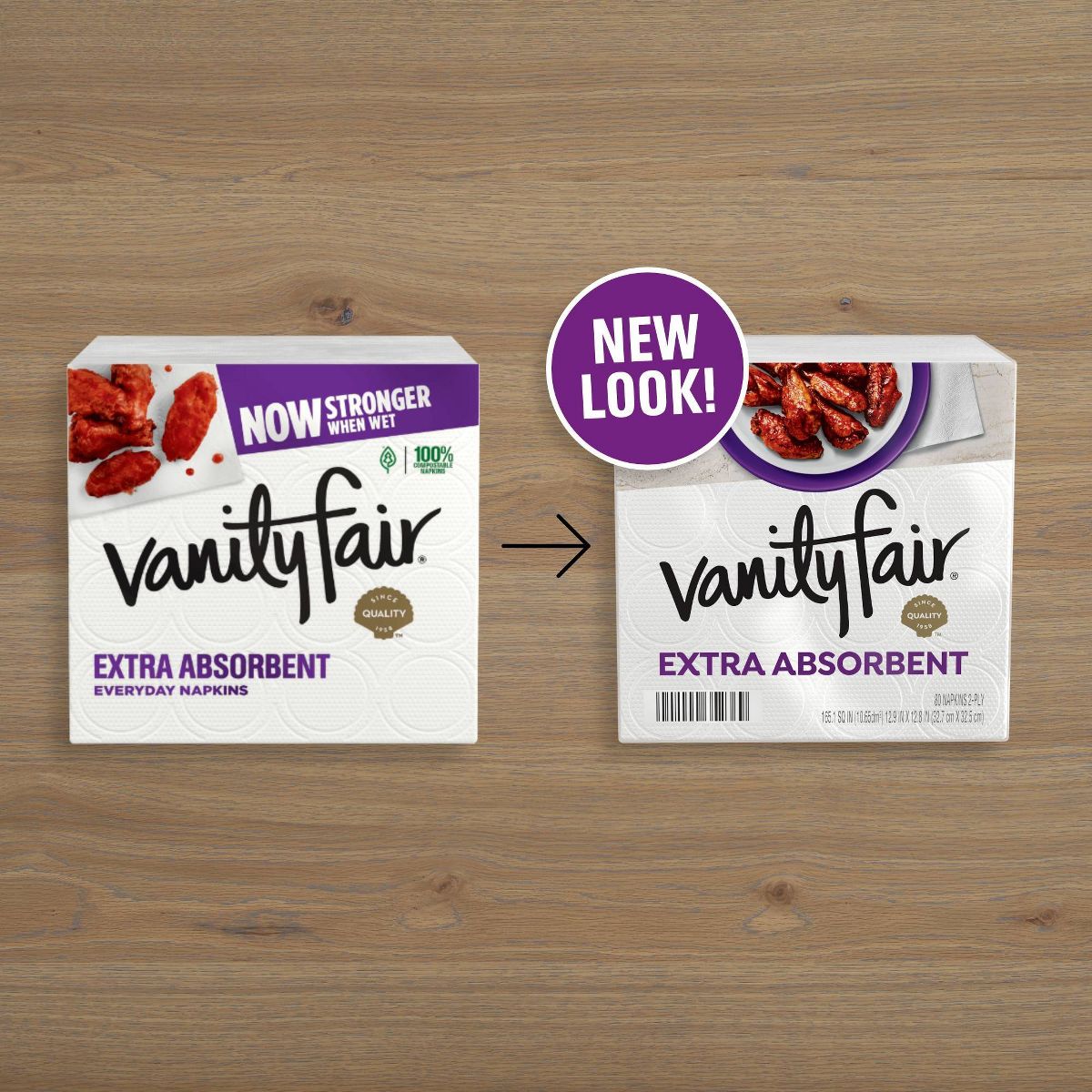 Vanity Fair Extra Absorbent Disposable Napkins - thumbnail 10