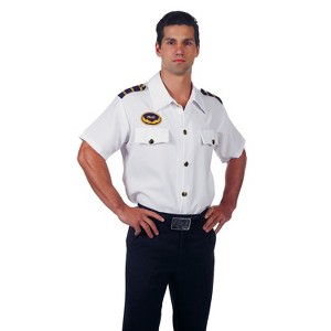 Men's Pilot Shirt Costume - 1 of 2