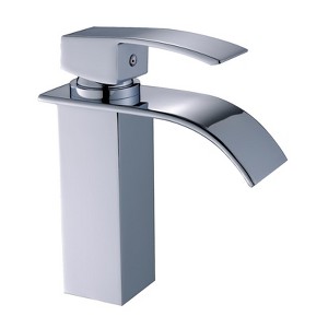 Gulches Chrome Bathroom Faucet,Faucet for Bathroom Sink, Single Hole Bathroom Faucet Modern Single Handle Vanity Basin Faucet - 1 of 4