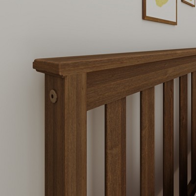 Queen Pine Wood Platform Bed with Storage and Headboard