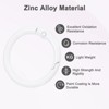 Unique Bargains Metal Spring O Rings Zinc Alloy Durable Multipurpose Lightweight Buckle - 2 of 4