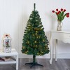 Nearly Natural 4-ft Northern Tip Pine Artificial Christmas Tree with 100 Clear LED Lights - 4 of 4