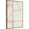 Amanti Art 23"x33" Minmod No 2 by Dan Hobday Framed Canvas Wall Art Print Bronze: Modern Style, Lithograph, Polystyrene Frame - 2 of 4