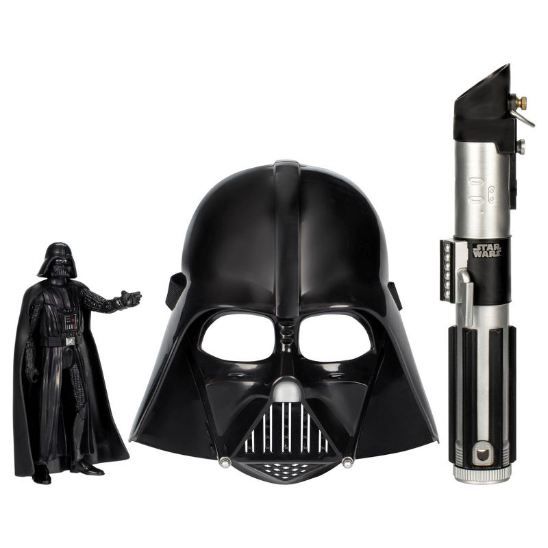 Star Wars Darth Vader Action Figure with Role Play Mask and Lightsaber, 4 of 15