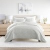 Geometric and Floral Modern Reversible Quilt and Shams Set - Becky Cameron - 2 of 4