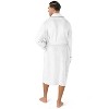 PAVILIA Mens Soft Robe, Plush Warm Bathrobe for Men, Long Spa Fleece Flannel with Shawl Collar, Pockets, Trim Piping - 3 of 4
