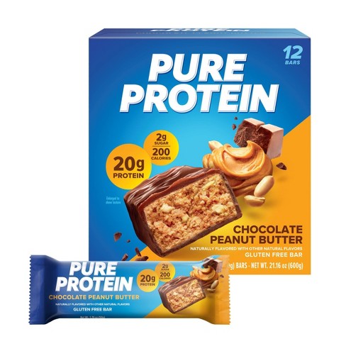 Pure Protein Bar - Chocolate Peanut Butter - 12ct : Target