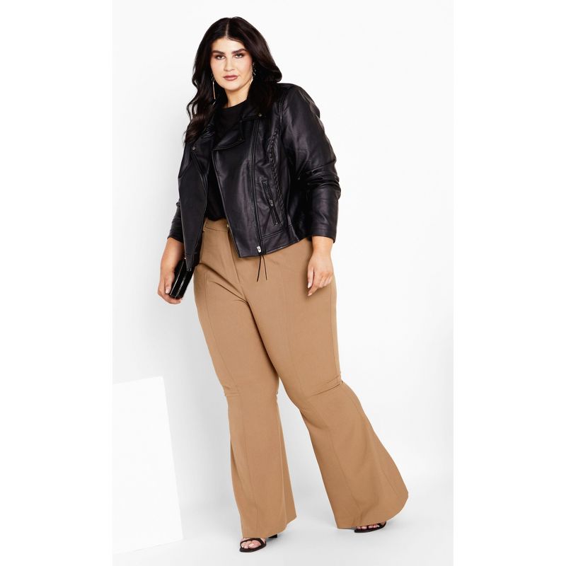 Women's Plus Size Sloane Pant - caramel | CITY CHIC, 2 of 8