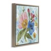 Stupell Industries Stylish Pop Flowers Black Framed Floater Canvas Wall Art - 3 of 4