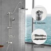 ALEXOUN   Head with Handheld Shower System with 8" Rain Shower Head - 2 of 4