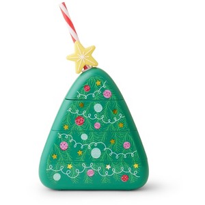 Christmas Tree 14 Oz Novelty Sipper Cup - 1 of 4