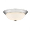 Millennium Lighting 3 - Light Flush Mount in  Brushed Nickel - 3 of 4