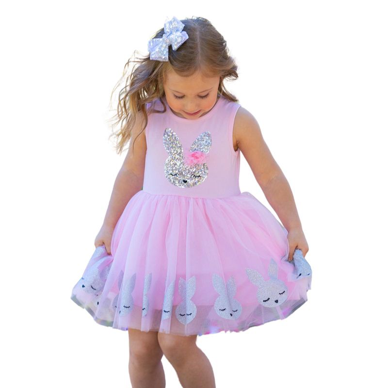 Everybunny Sparkle Sequin Tutu  Easter  Dress - Mia Belle Girls, 1 of 6