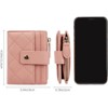 FATMOON Women’s Bifold Leather Wallet with Zip Coin Pocket - Easy to Use Card Holder for Credit Cards, ID, Cash & Coins - 3 of 4