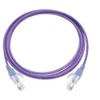 Monoprice Cat6A Ethernet Patch Cable - 7 Feet - Purple (10 Pack) Snagless RJ45 550Mhz UTP Pure Bare Copper Wire 10G 30AWG - SlimRun Series - 4 of 4