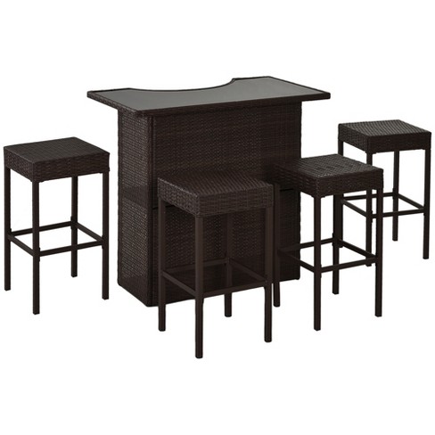 Coleman bar deals table and stools