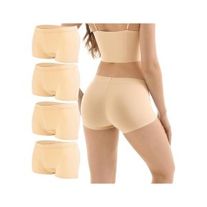 TIME HOLLOW Nude Cotton Full Coverage Underwear - 1 of 3