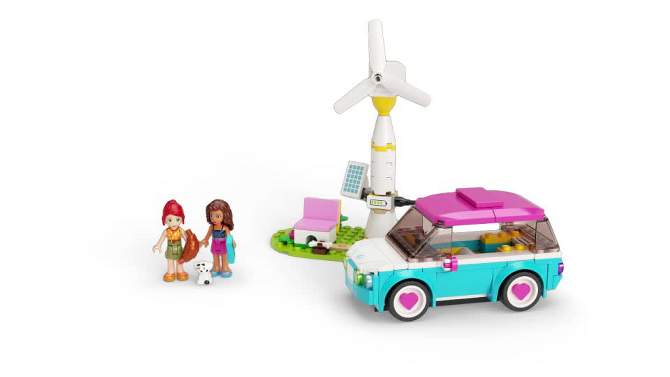 LEGO Friends Olivia Electric Car Toy Eco Playset 41443, 2 of 10, play video