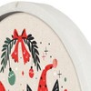 Creative Products Meowy Christmas 20 x 20 Round Framed Print - 3 of 4