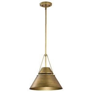 Nuvo Lighting Adina 1 - Light Pendant in  Natural Brass - 1 of 4
