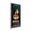 Stupell Industries Vintage Hotel Zurich with Lobster Wall Plaque Art - 3 of 4
