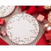 Juvale Serves 24 Merry Christmas Xmas Holiday Festive Party Supplies, 144PCS Plates Napkins Cups, Favors Decorations Disposable Paper Tableware - 4 of 4