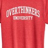 Women's - Instant Message - Overthinkers University Short Sleeve Graphic T-Shirt - 2 of 4
