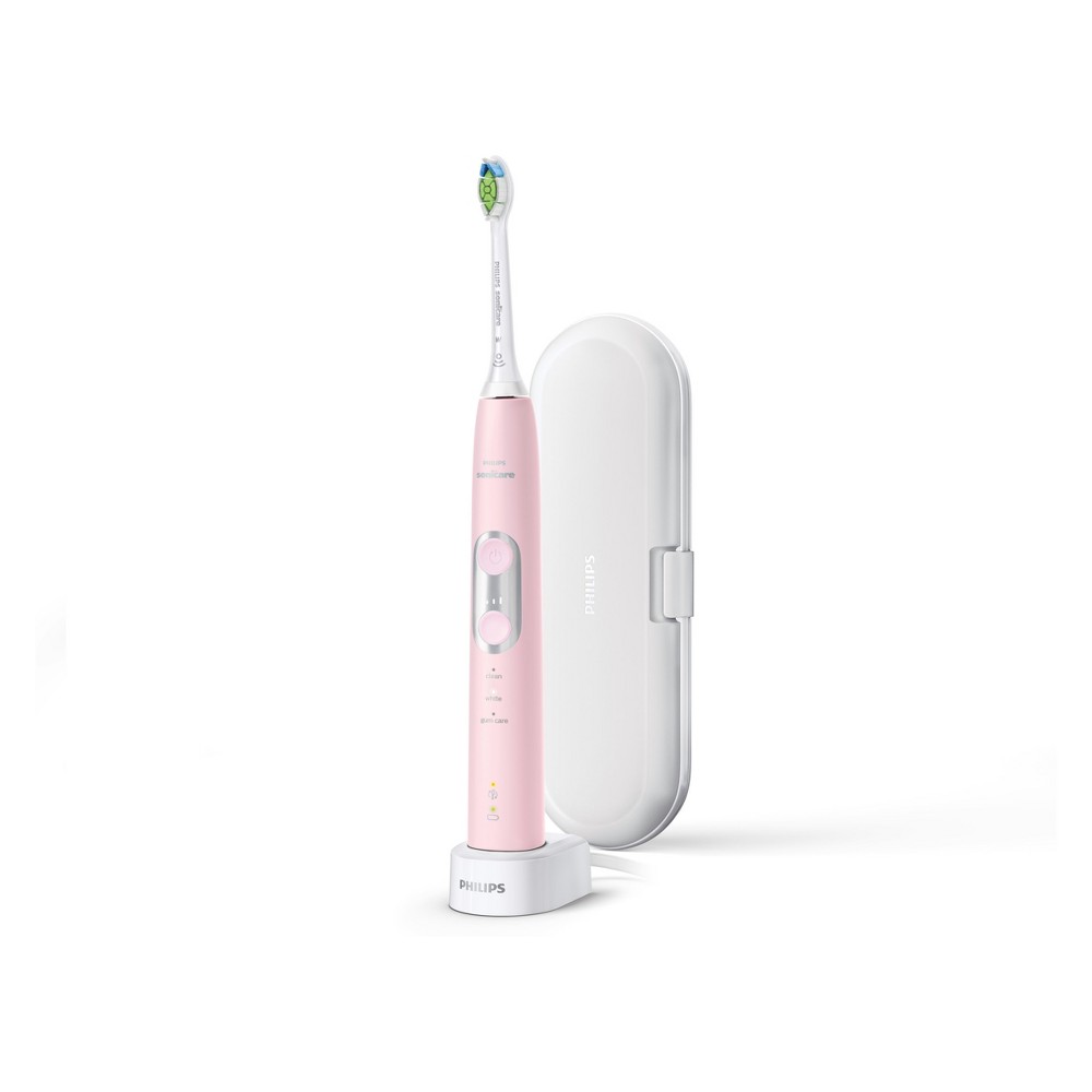 Philips Sonicare ProtectiveClean 6100 Whitening Rechargeable Electric Toothbrush - HX6876/21 - Pink