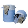 Colonial Mills Splash In-Outdoor Hampers - Blue 17"x17"x22" - 4 of 4