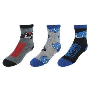Textiel Trade Kid's Sonic the Hedgehog Time Ring Novelty Socks (3 Pack) - 1 of 4